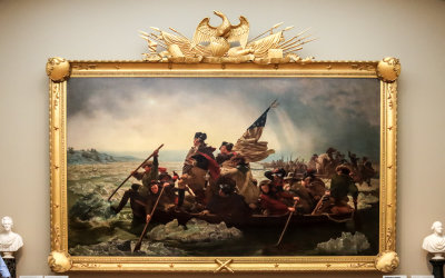 Washington Crossing the Delaware (1851) Oil on Canvas – Emanuel Leutze in The Met Fifth Avenue
