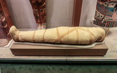 Mummy of Kharushere – Linen wrappings – Egypt in The Met Fifth Avenue