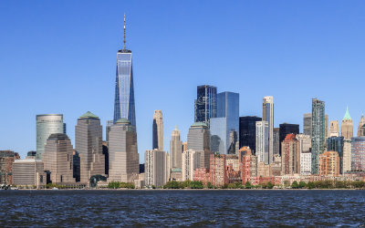 NYC Skyline in lower Manhattan