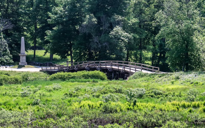 The North Bridge where the first shot of the Revolutionary War was fired in Minute Man NHP