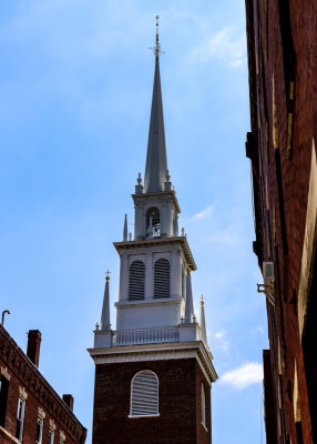 Steeple of the Old North Church in Boston NHP