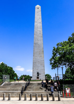 Bunker Hill Monument commemorating the first major battle of the Revolutionary War in Boston NHP
