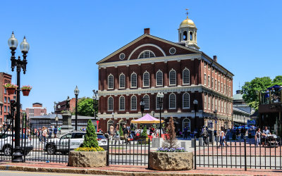 Faneuil Hall old market and meeting building in Boston NHP