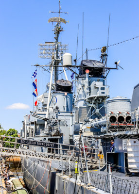 View from the rear of the USS Cassin Young in Boston NHP