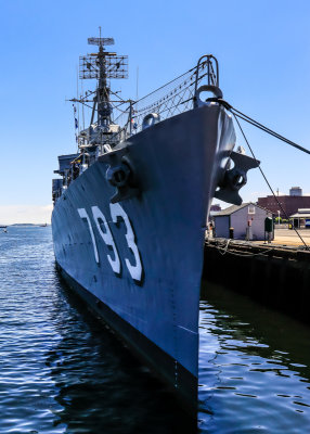USS Cassin Young in the Charlestown Naval Yard in Boston NHP