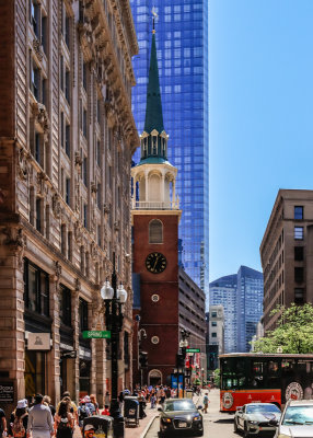 Old South Meeting House, where the Boston Tea Party was launched, in Boston NHP