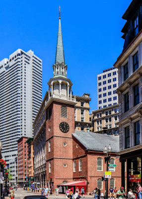 Old South Meeting House, built in 1729 as a Puritan house of worship, in Boston NHP