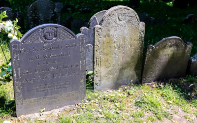 1771 gravesite in the Granary Burying Ground in Boston NHP