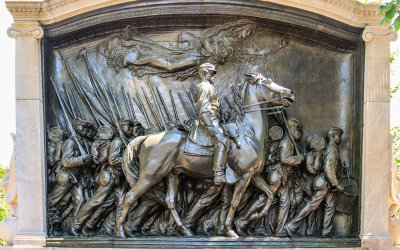 Robert Gould Shaw and the 54th Regiment Memorial, Glory monument, in Boston NHP
