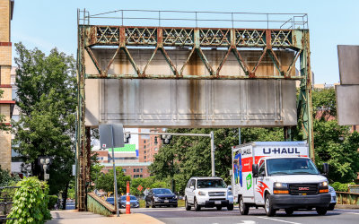 Small drawbridge in Boston