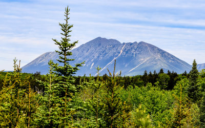 Mount Katahdin from the Katahdin Loop Road in Katahdin Woods and Waters NM
