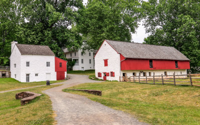 Office store, mansion and barn in Hopewell Furnace NHS