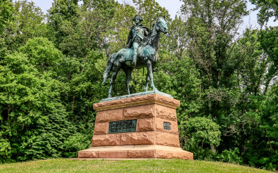 Statue of Pennsylvania General Anthony Wayne in Valley Forge NHP