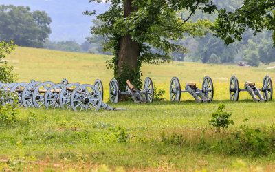 Artillery staging area in Valley Forge NHP