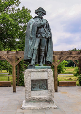 Statue of Major General Friedrich Wilhelm Barron von Steuben in Valley Forge NHP
