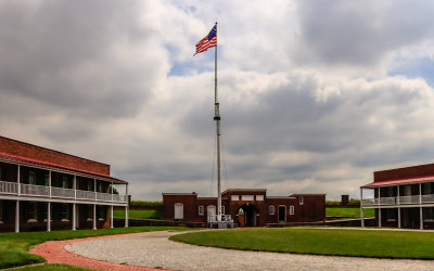Parade Ground and Sally Port in Fort McHenry NM and HS