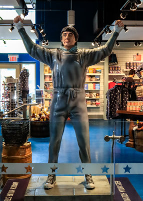 “Rocky” in the visitor center shop at Independence NHP in Philadelphia