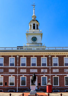 Closeup on Independence Hall in Independence NHP