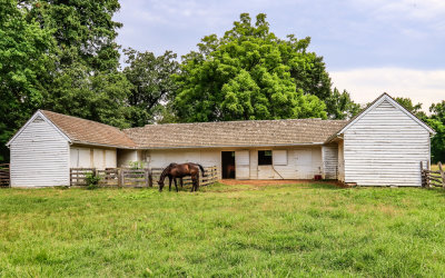Horse barn in George Washington Birthplace NM