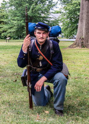 Union Soldier at Fredericksburg in Fredericksburg - Spotsylvania Co NMP