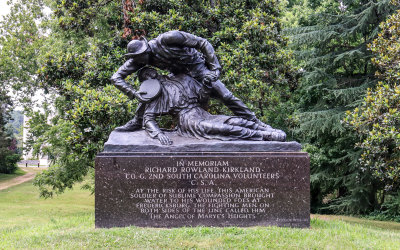 The Angel of Maryes Heights Memorial at Fredericksburg in Fredericksburg - Spotsylvania Co NMP