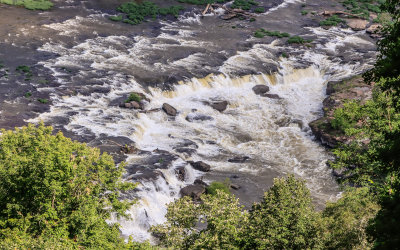 Sandstone Falls from the Sandstone Falls Overlook in New River Gorge National Park