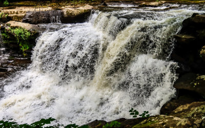Dunloup Creek Falls near Thurmond in New River Gorge National Park