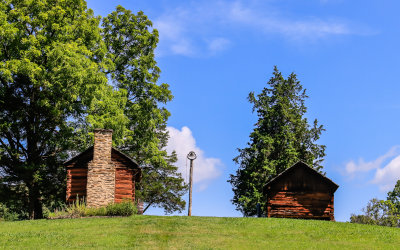 Kitchen Cabin and Smokehouse in Booker T Washington National Monument