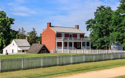 McLean House, April 9, 1865 Army of Northern Virginia surrender site, in Appomattox Court House NHP