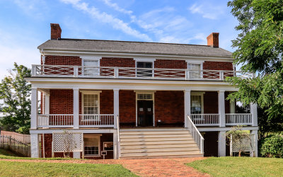 Front of the McLean House in Appomattox Court House NHP