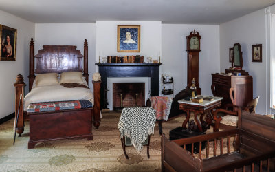 Master bedroom in the McLean House in Appomattox Court House NHP