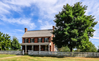 Clover Hill Tavern where Confederate Soldier parole passes were printed in Appomattox Court House NHP