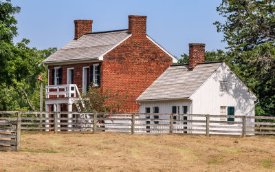 Clover Hill Tavern Kitchen and Slave Quarters in Appomattox Court House NHP
