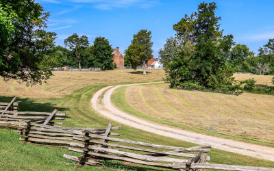 View of Clover Tavern complex from the Richmond-Lynchburg Stage Road in Appomattox Court House NHP