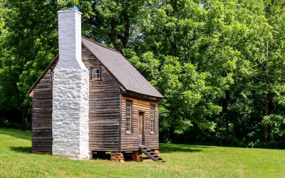 Sweeney Cabin, birthplace of banjo musician Joel Walker Sweeney, in Appomattox Court House NHP