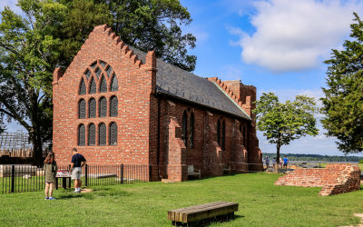 Memorial Church built for the 300th anniversary of the settlement (1907) at Jamestown in Colonial NHP