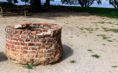 First James Fort well used in the early 17th-century at Jamestown in Colonial NHP