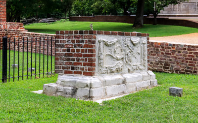 Tomb of John Ambler (1735-1766), Jamestown Assembly Representative, at Jamestown in Colonial NHP