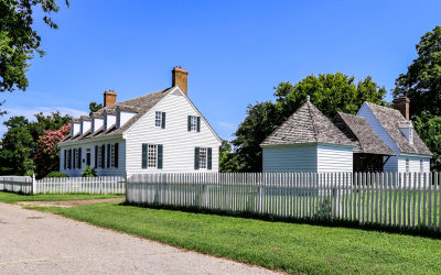 Dudley Digges House (1760) along Main Street at Yorktown in Colonial NHP