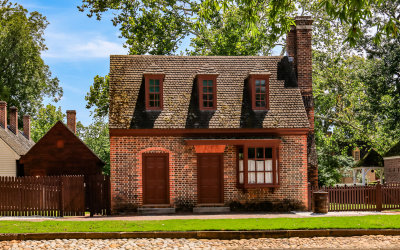 Mary Stith House on Duke of Gloucester Street in Colonial Williamsburg