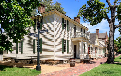 James Geddy House and Foundry (1762), silversmith, in Colonial Williamsburg