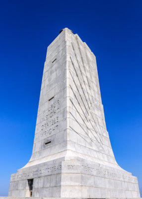 Wright Brothers Monument on Big Kill Devil Hill in Wright Brothers National Memorial