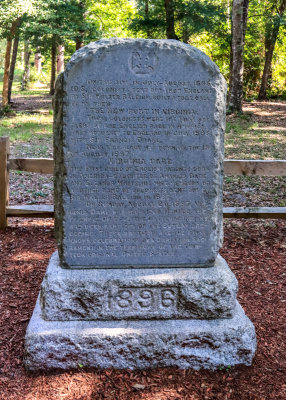 Monument to the first English settlers, and the birth of Virginia Dare, in the New World in Fort Raleigh NHS