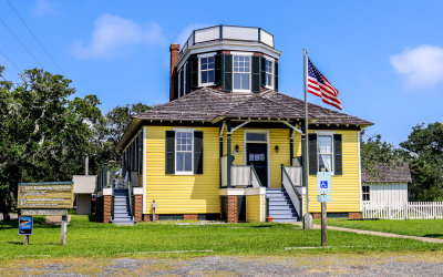 Historic US Weather Bureau Station on Cape Hatteras Island in Cape Hatteras NS