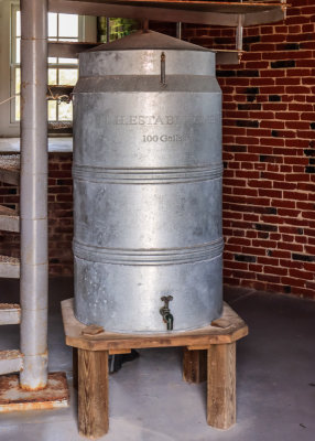 Oil container, for pre-electric operations, at the Ocracoke Lighthouse in Cape Hatteras NS