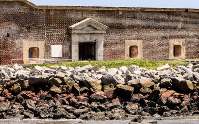 The Sally Port of Fort Sumter in Fort Sumter National Monument