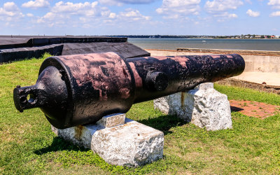 8-inch (200 Pounder) Parrott cannon in Fort Sumter National Monument