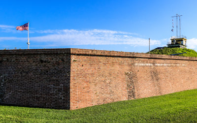 World War II Command Post on top of Fort Moultrie in Fort Sumter National Monument