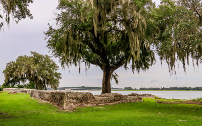 Camp Saxton (1862) on the Beaufort River in Reconstruction Era National Historical Park