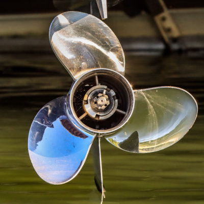 Propeller closeup at Chickamauga Lake
